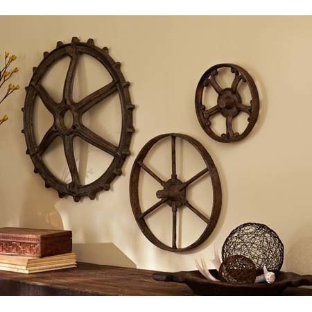 Gear Antique Industrial Wall Decor