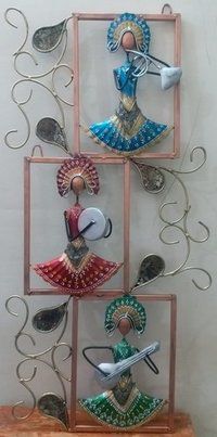 Three Square Musician Doll